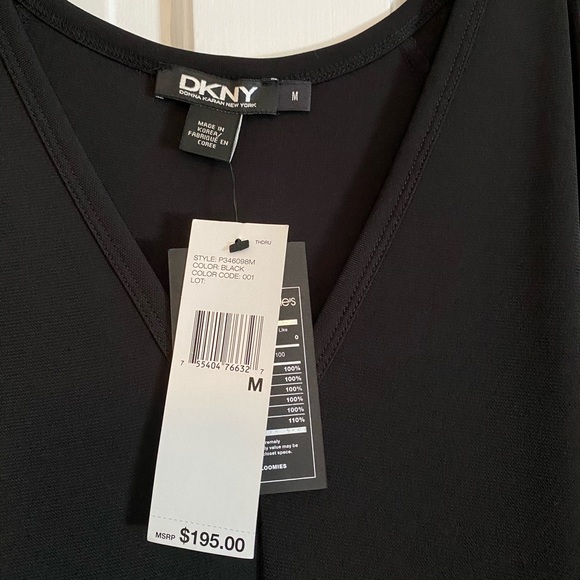 Black DKNY Cold Shoulder Dress - Picture 4 of 6